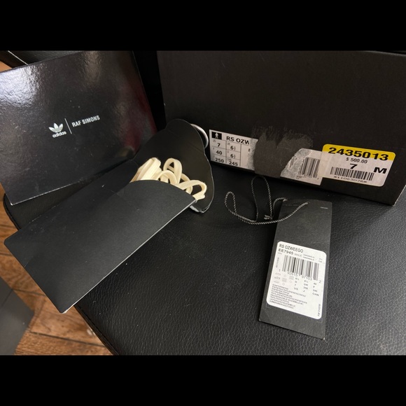 COPY - Raf Simons Cream and Metallic chrome sneakers - Picture 2 of 7